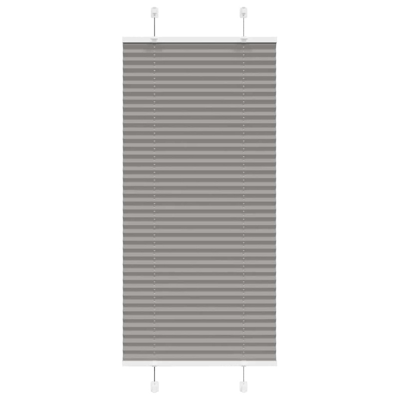 Store pliss anthracite 65x150 cm largeur du tissu 64,4 cm