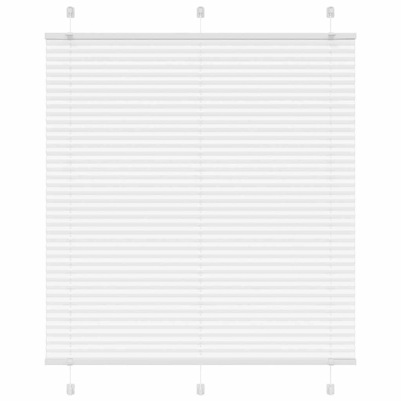 Store pliss blanc 115x100cm largeur du tissu 114,4cm polyester