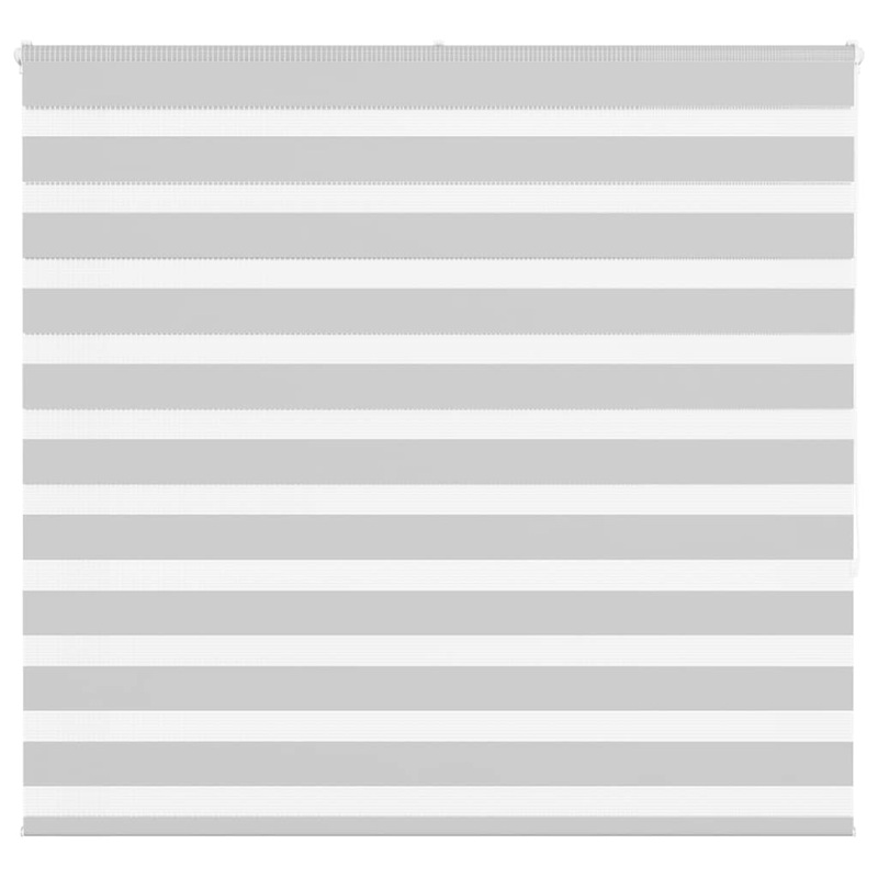 Store zbre gris clair largeur du tissu 155,9 cm polyester