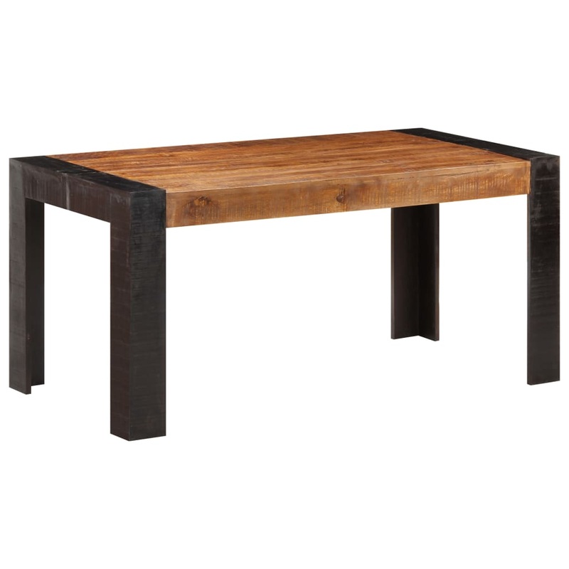 Table de salle  manger 160x80x76 cm Bois de manguier solide