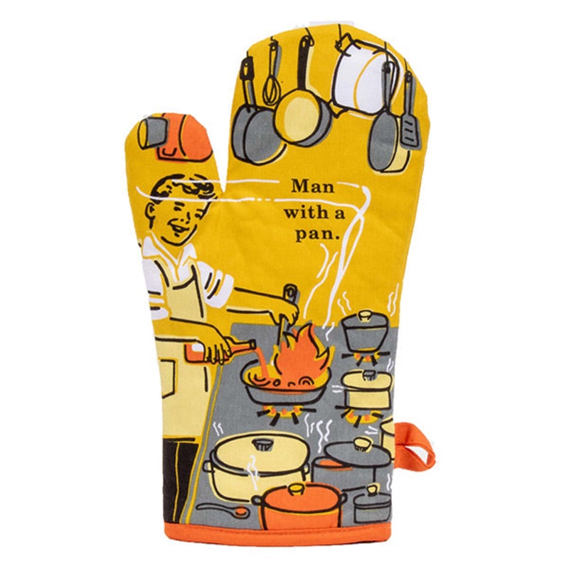 Blue Q Man With a Pan Mitt