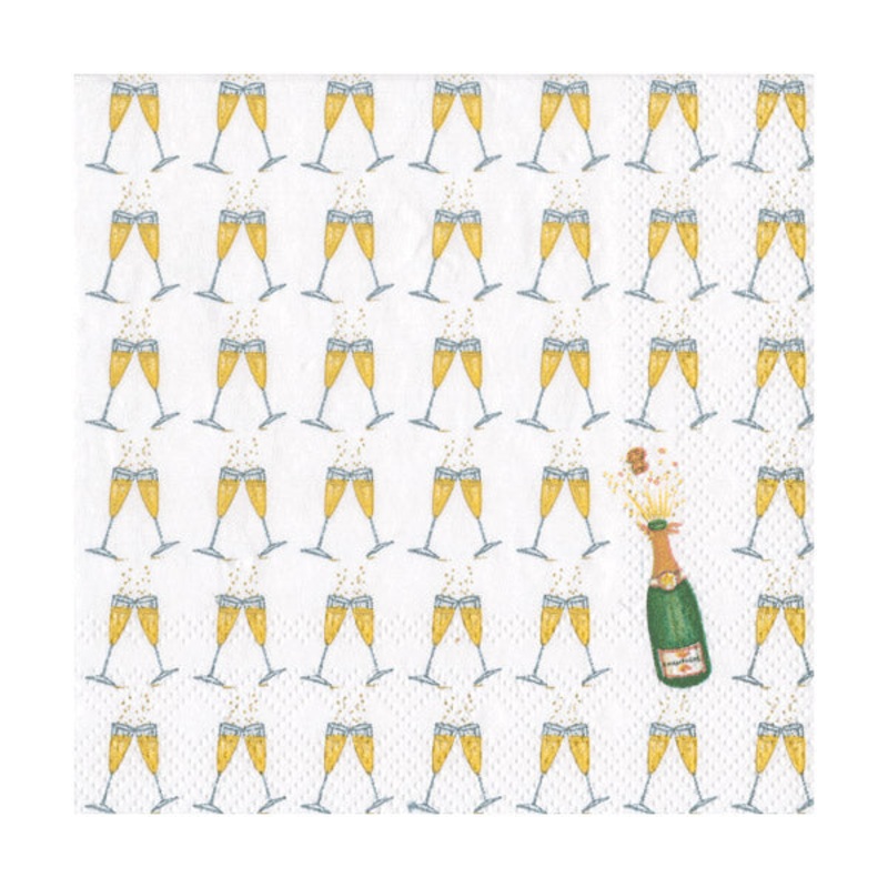 Bubbly Paper Beverage Napkins