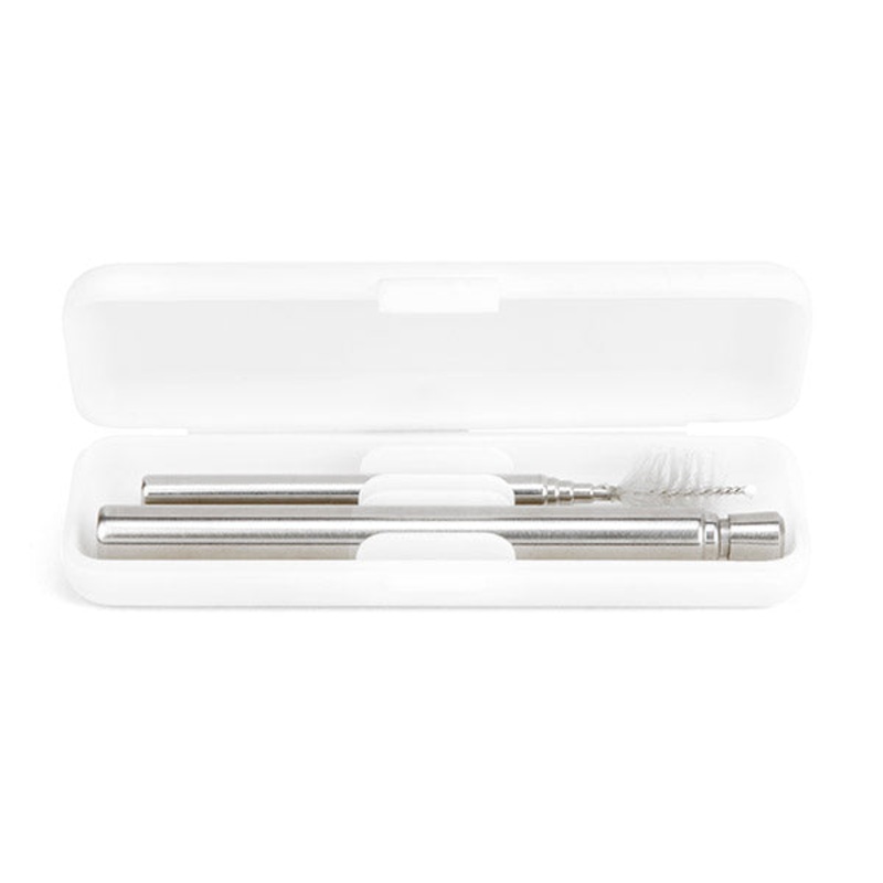 Kikkerland Travel Straw Set