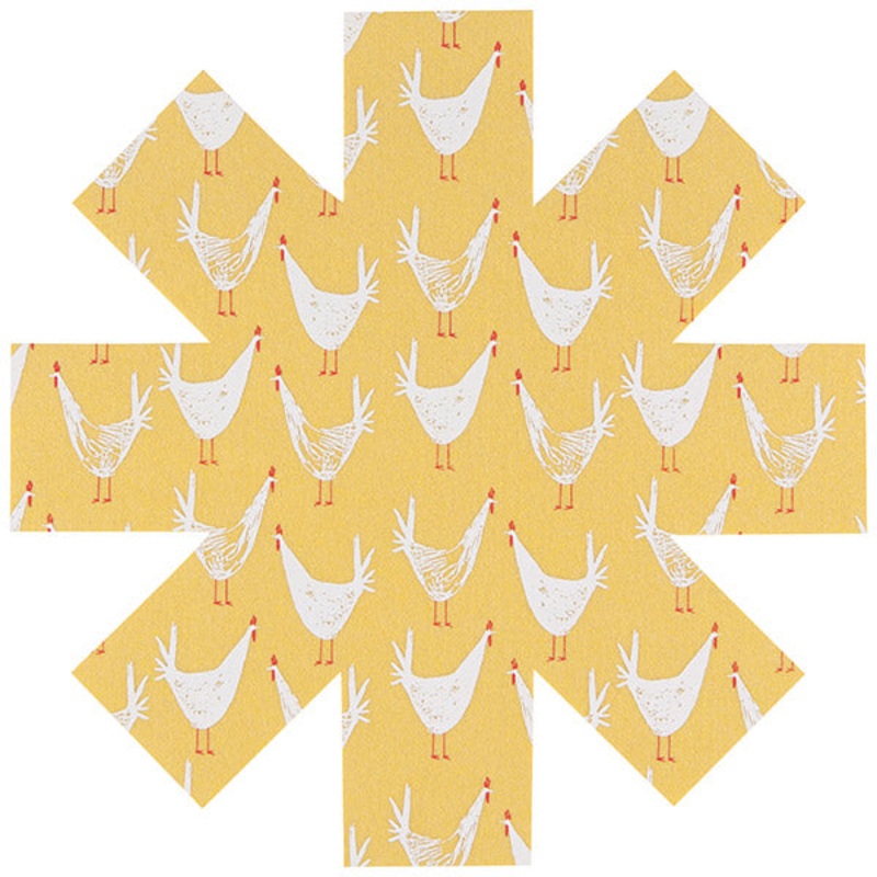 Now Designs Set of 3 Chicken Scratch Pan Protectors