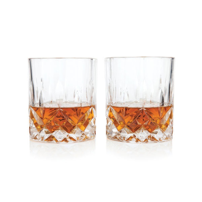 Set of 2 Admiral Crystal Liquor Tumbler