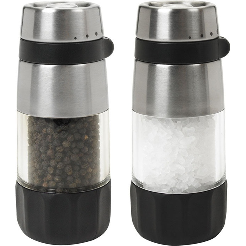 OXO Good Grips Accent Mess-Free Salt & Pepper Grinder Set