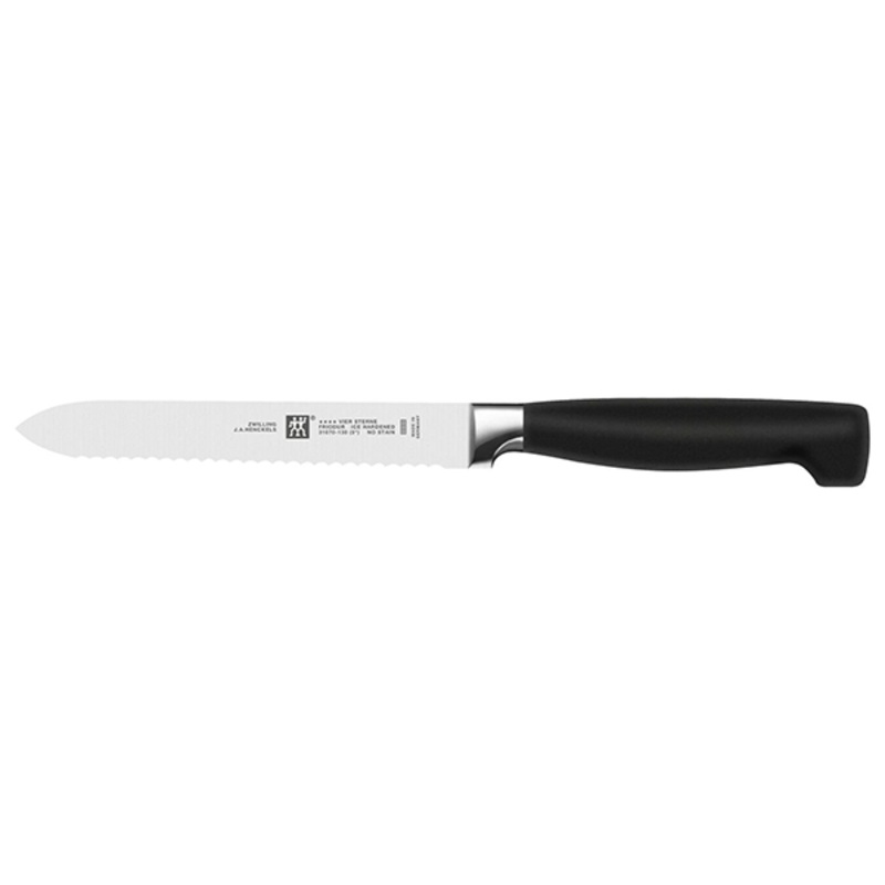 Zwilling J.A. Henckels Four Star 5" Serrated Utility Knife