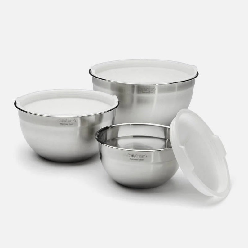 Cuisinart Set of 3 Mixing Bowls with Lids