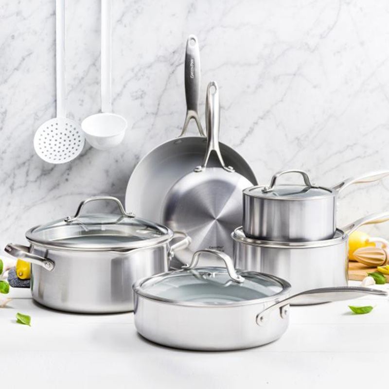 GreenPan Venice Pro Evershine Ceramic Non-Stick 10-Piece Cookware Set