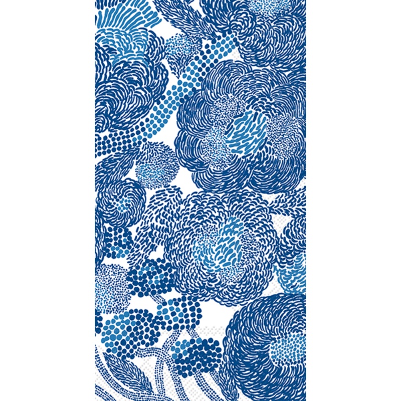 Mynsteri Cream/Blue Guest Towel