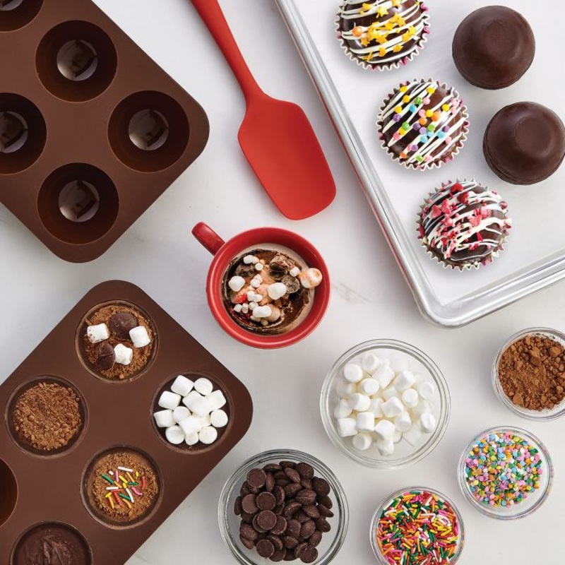 Set of 2 Hot Cocoa Bomb Molds