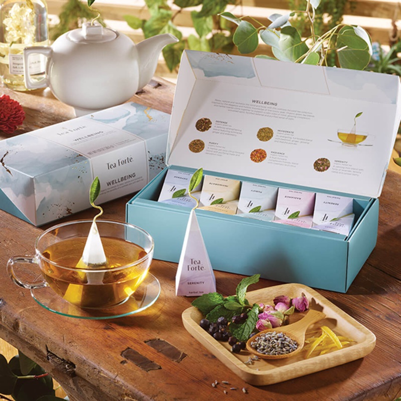Tea Forte Wellbeing Petite Gift Box Assortment