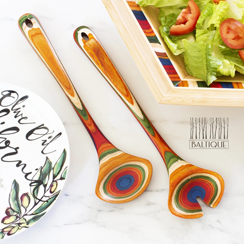 Totally Bamboo Baltique Marrakesh Salad Server Set