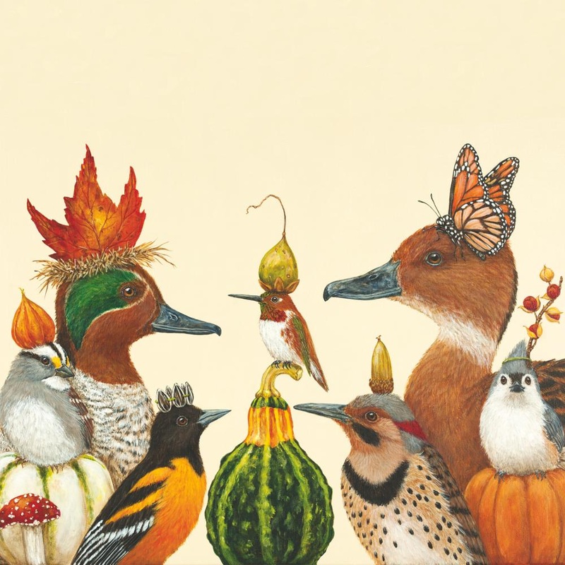 We Gather Together Paper Beverage Napkins