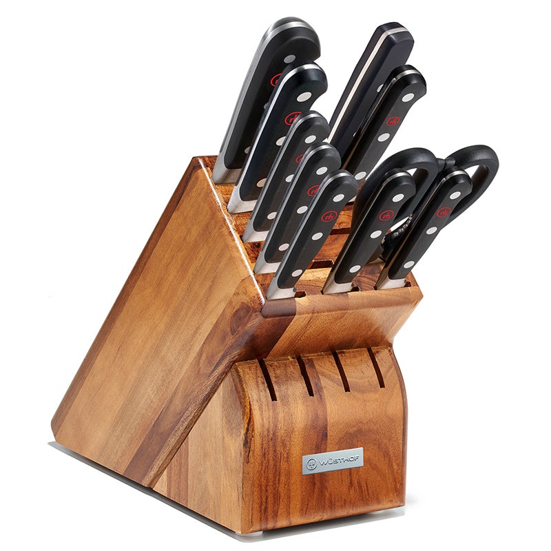 Wusthof Classic 11-Piece Acacia Knife Block Set
