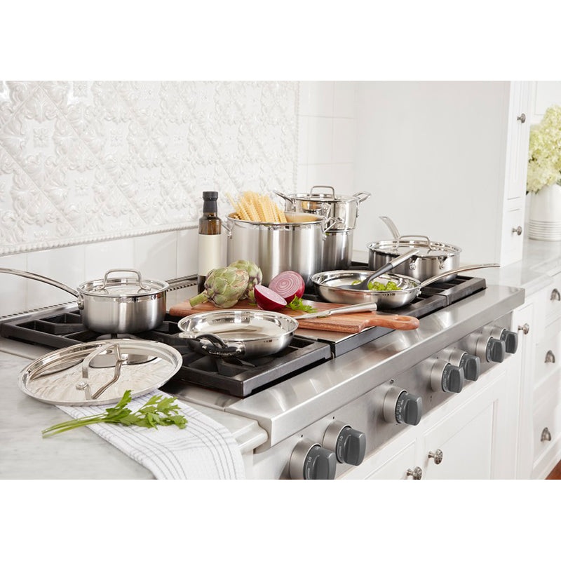 Cuisinart MultiClad Pro 12-Piece Tri-Ply Cookware Set