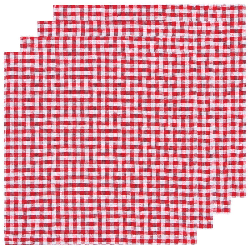Now Designs Set of 4 Gingham Dinner Napkins