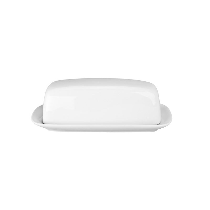 BIA Cordon Bleu White Porcelain Butter Dish