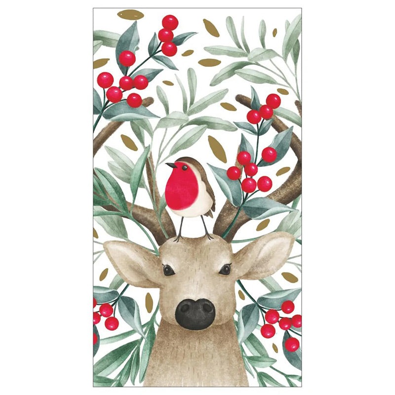 Bird & Buck Pine Paper Guest Towel