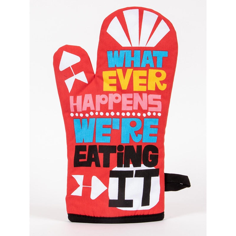 Blue Q Whatever Happens Oven Mitt