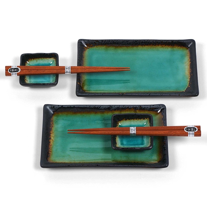 Miya Kosui Green Sushi Set for 2