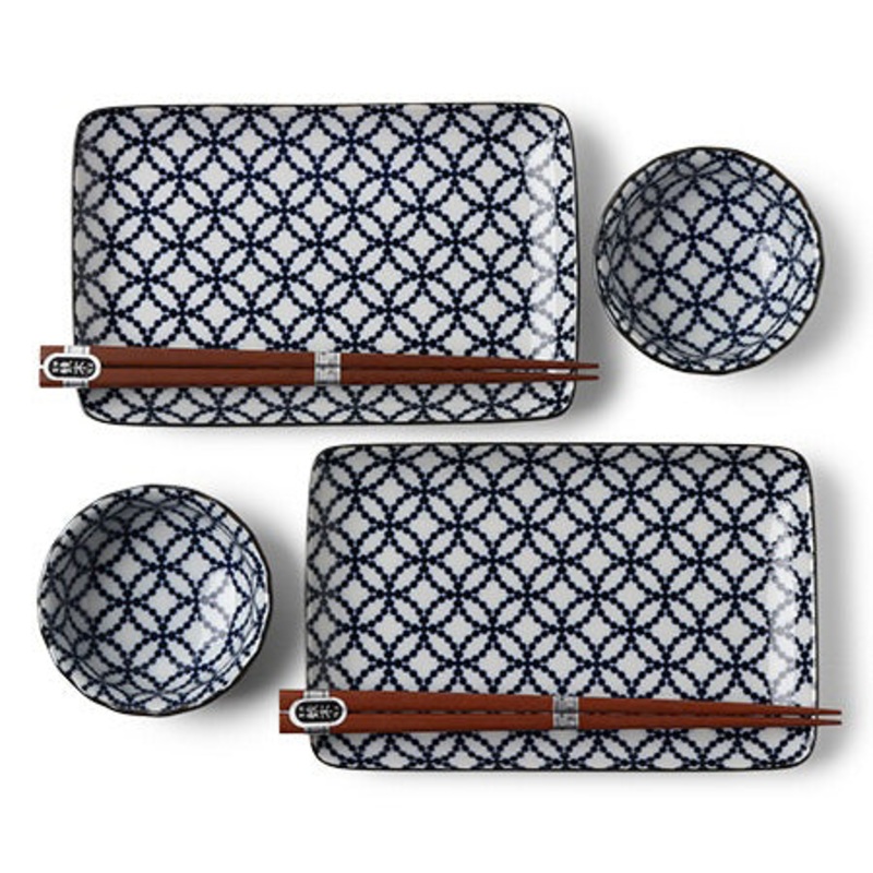 Miya Shippou Sushi Set for 2