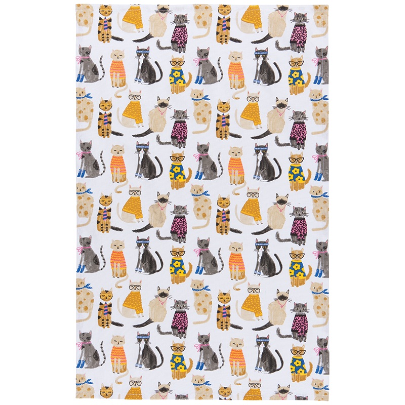 Now Designs Feline Fine Dishtowel