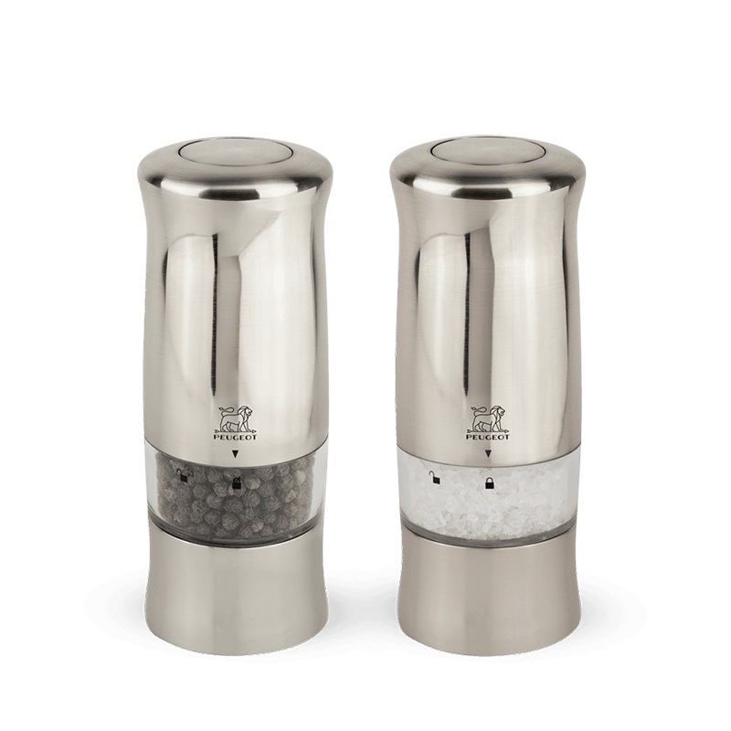 Peugeot Zeli Duo Electric Salt and Pepper Mill Set