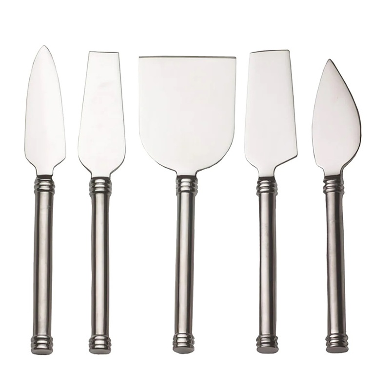 RSVP Endurance Set of 5 Stainless Steel Cheese Knives