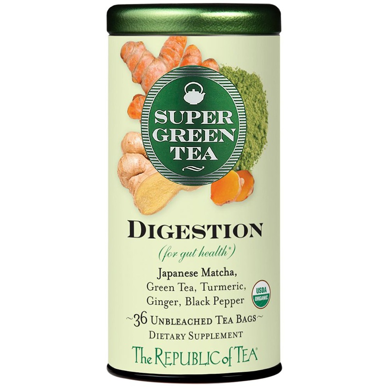 Republic of Tea Digestion Organic Super Green Tea