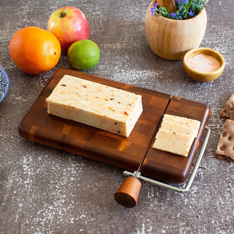 Rock & Branch Acacia Serving Board with Cheese Slicer