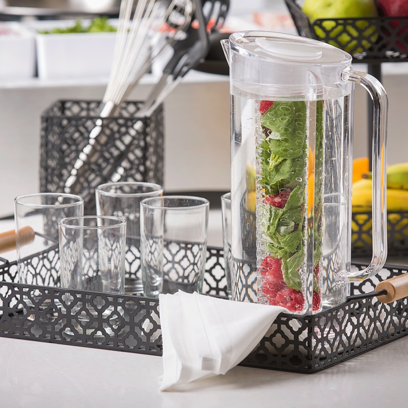 Tablecraft 64 oz Fruit Infusion Pitcher with Lid