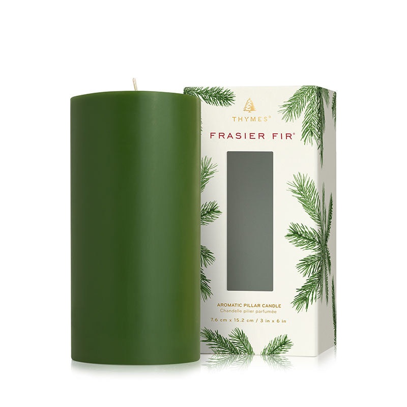Thymes Frasier Fir Pillar Candle