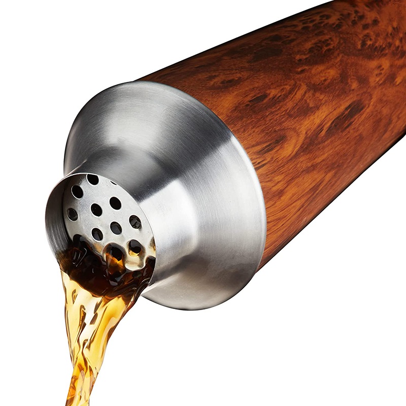 True Wood Pattern Cocktail Shaker