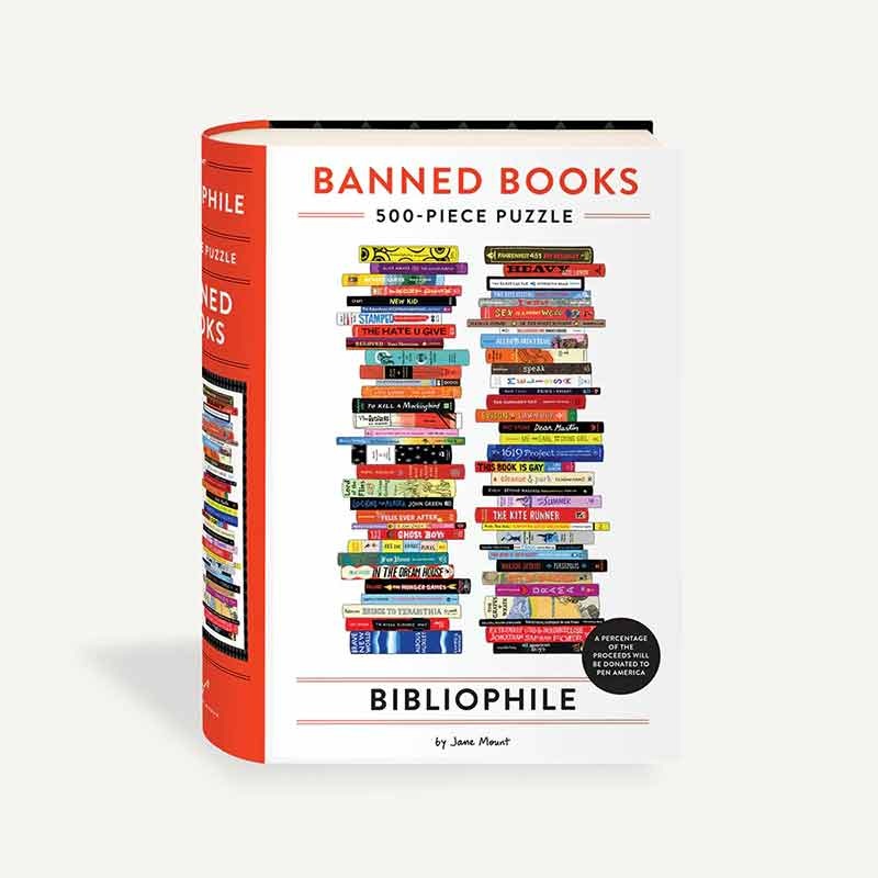 Bibliophile Banned Books 500-Piece Jigsaw Puzzle