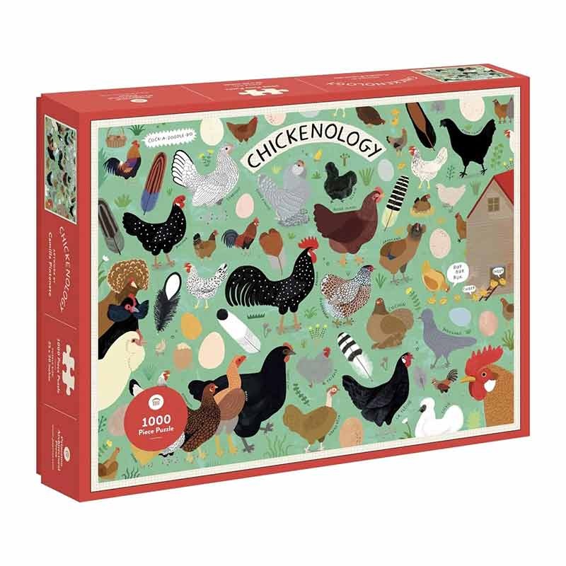 Chickenology 1000 Piece Jigsaw Puzzle