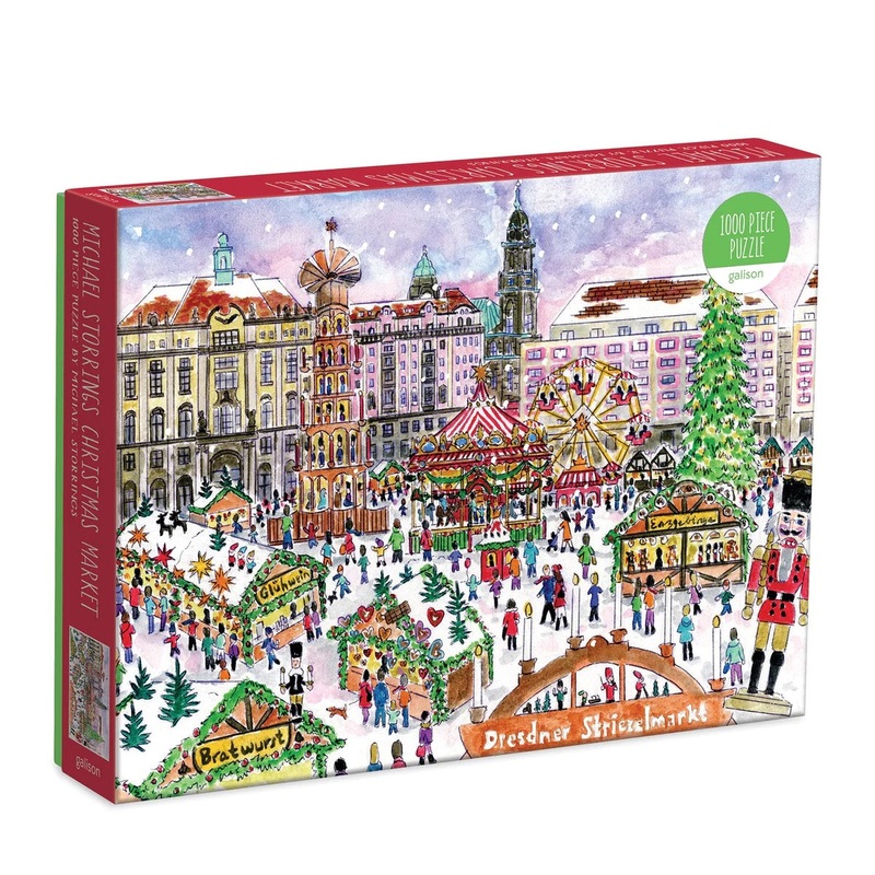 Galison Christmas Market 1000 Piece Puzzle