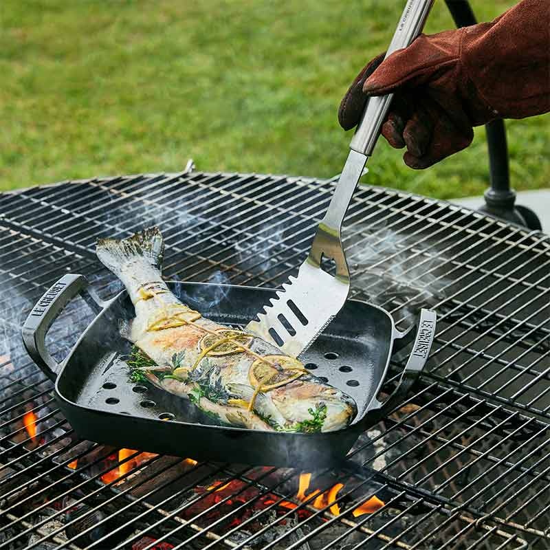 Le Creuset 3-Piece Stainless Steel Alpine Outdoor Grilling Tool Set
