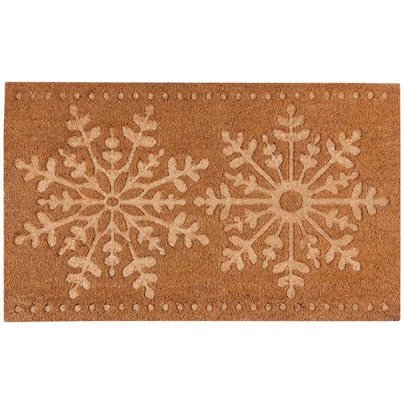 Now Designs Good Tidings Snowflake Doormat
