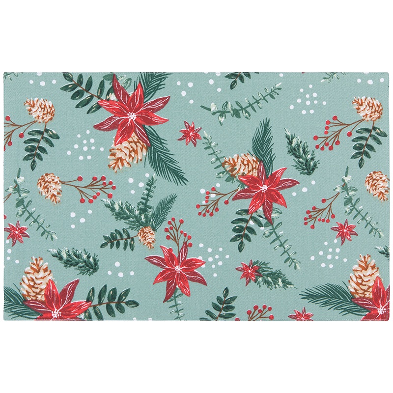 Now Designs Poinsettia Printed Placemat