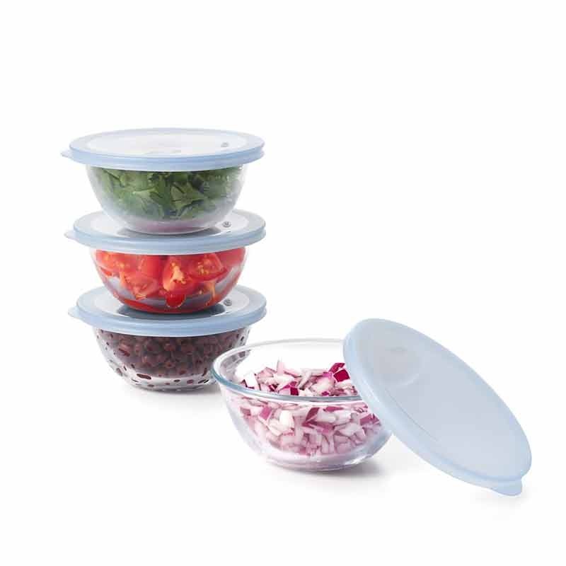 OXO 8 Piece Glass Prep Bowl Set
