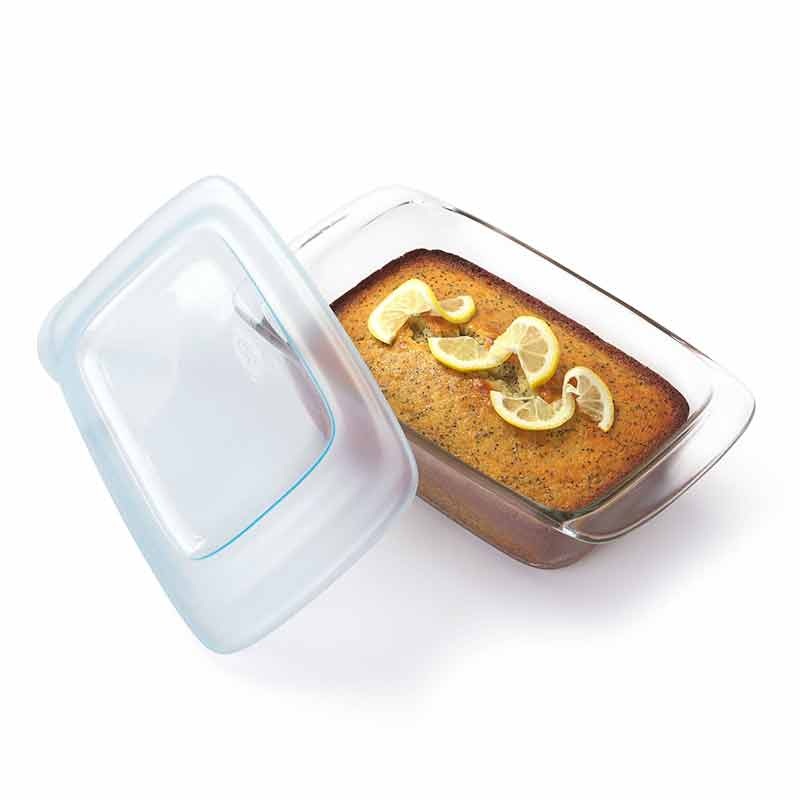 OXO Glass Loaf Pan with Lid