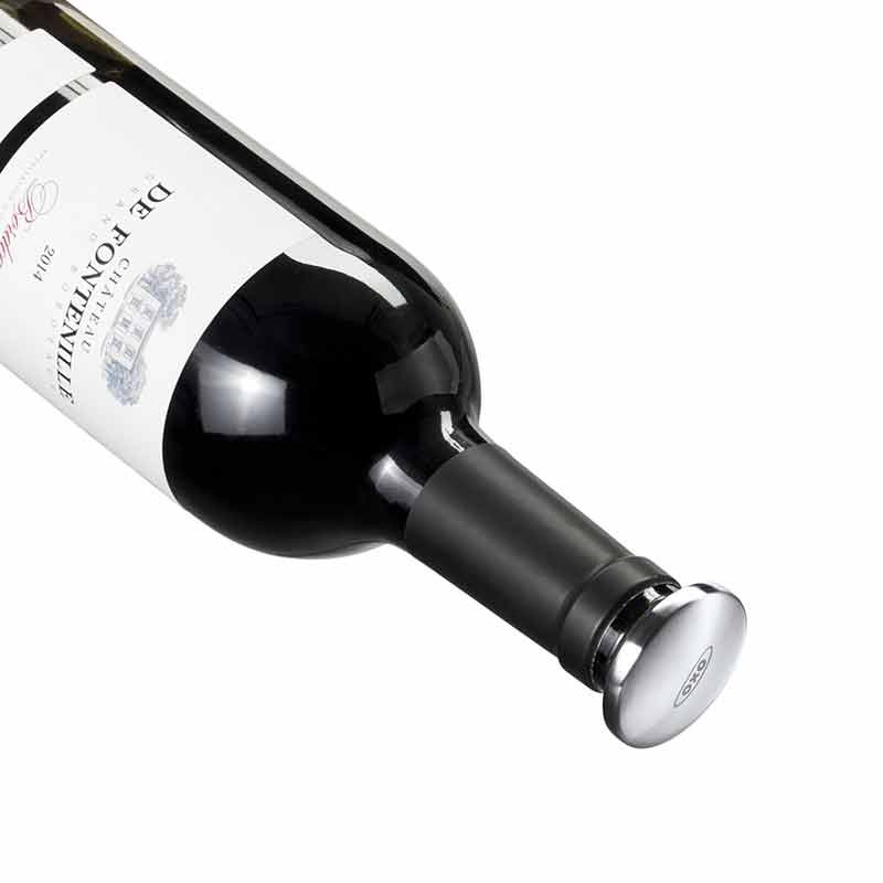OXO Steel Spill-proof Wine Stopper