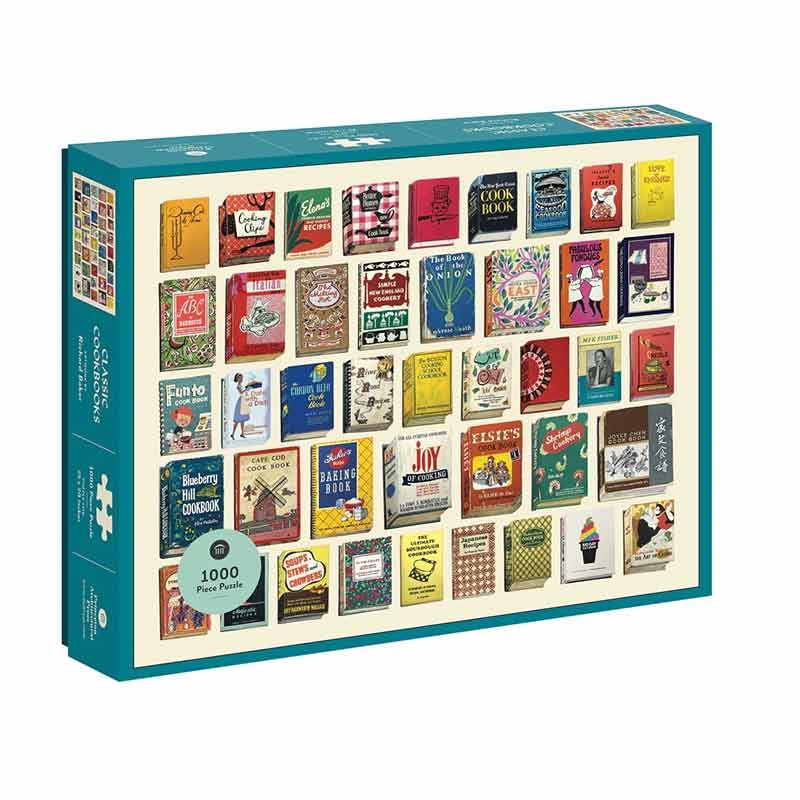 Richard Barker's Classic Cookbooks 1000-Piece Jigsaw Puzzle