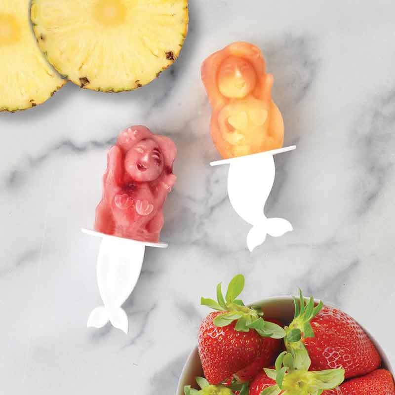 Tovolo Set of 4 Mermaid 3D Ice Pops