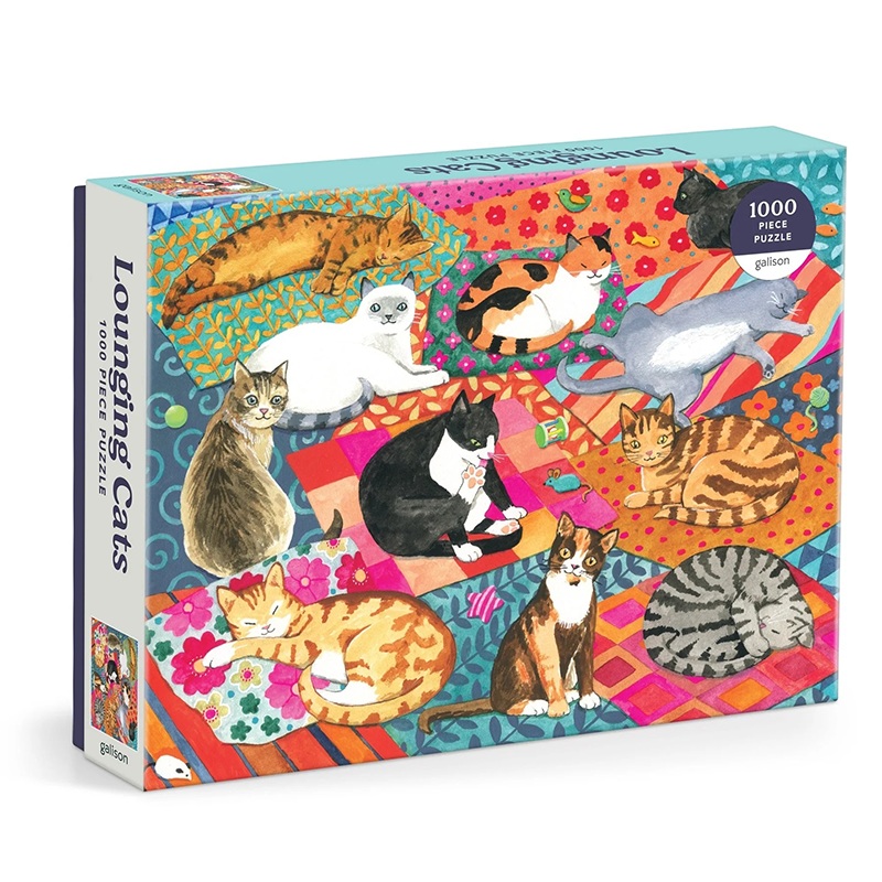 Lounging Cats 1,000-Piece Puzzle