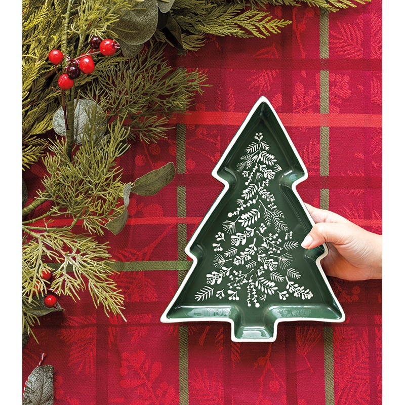 Now Designs 60" x 90" Winterberry Jacquard Tablecloth