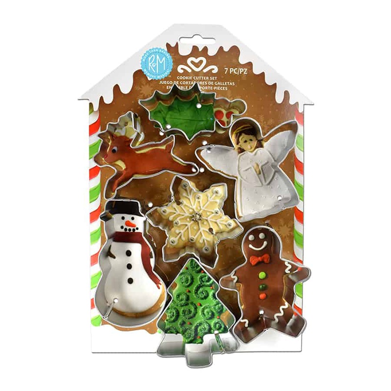R & M 7-piece Christmas Cookie Cutters
