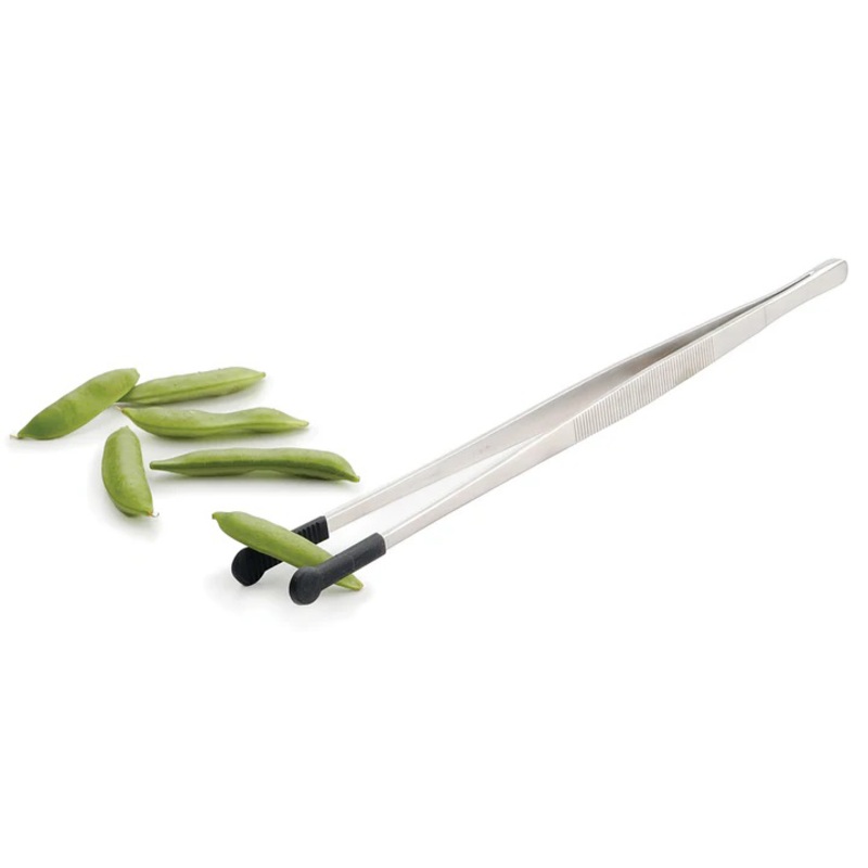 RSVP Silicone-Tip Plating Tweezer Tongs