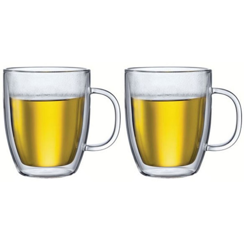 Bodum Set of 2 Bistro 16.2 oz. Jumbo Coffee Mugs